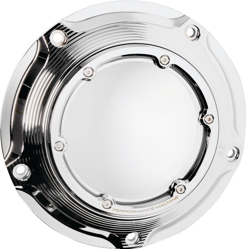 Performance Machine Vision Derby Cover W/Bezel - Chrome