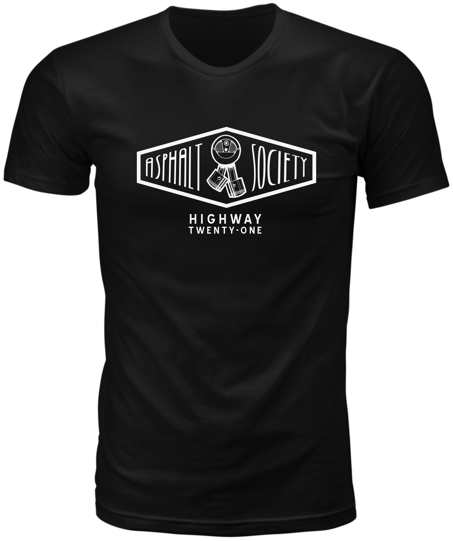 Asphalt Society Tee Black Sm