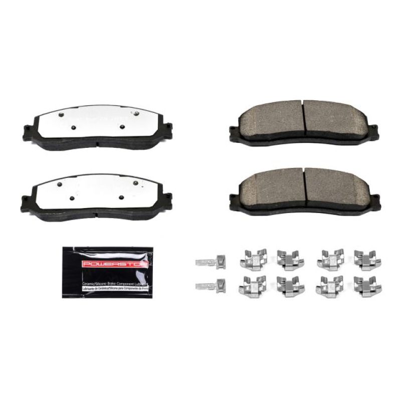 Power Stop 2012 Ford F-250 Super Duty Front Z36 Truck &amp; Tow Brake Pads w/Hardware