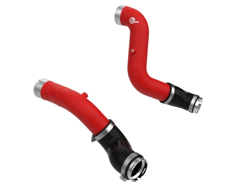 aFe 23-25 GM Colorado/Canyon L4-2.7L (t) BladeRunner Aluminum Hot & Cold Charge Pipe Kit - Red