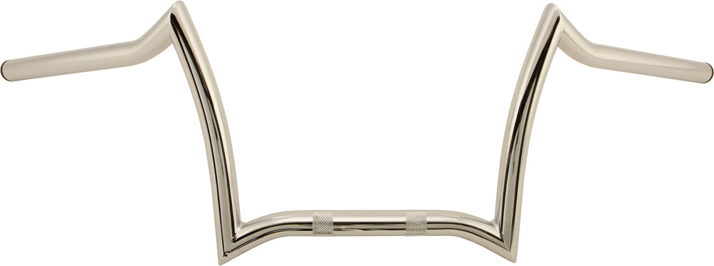 H Bar Z Bar 1" Knurl 33"W 9"Rise Chrome