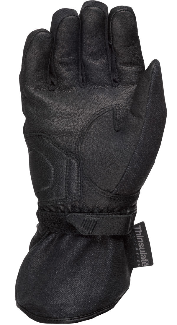 Women's Black Rose Gloves Black 2x