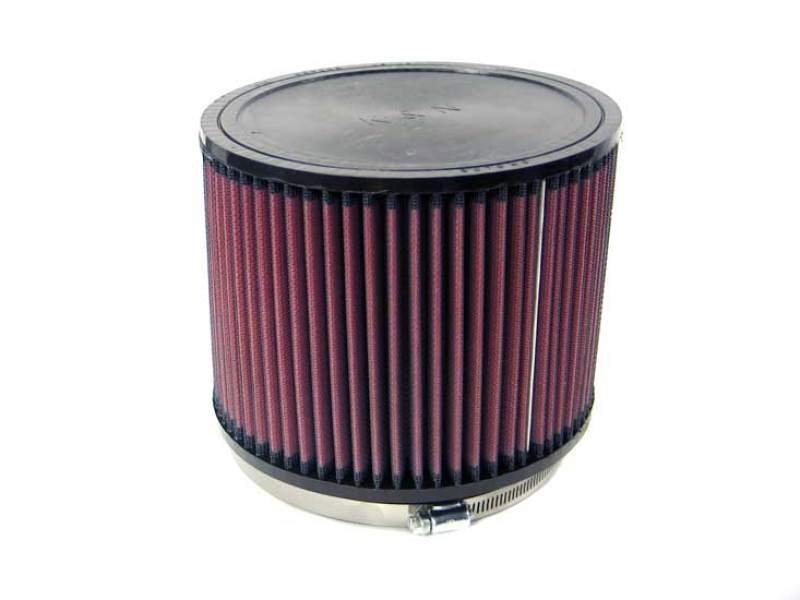 K&amp;N Universal Rubber Filter 6in FLange ID / 7.5in OD / 6in Height / Round Straight