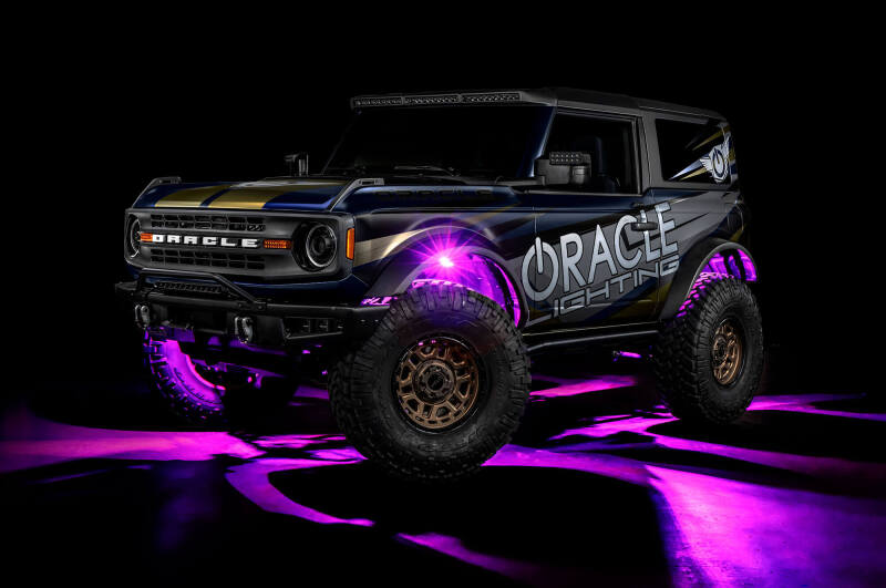 Oracle Underbody RGB+W Wheel Well Rock Light Kit - 8 PCS - ColorSHIFT SEE WARRANTY