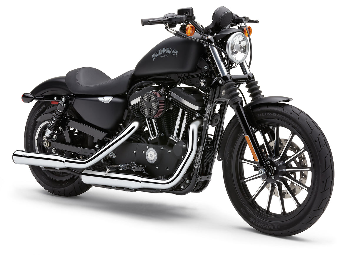 3" Rpt Slip Ons Chrome Sportster 04 13