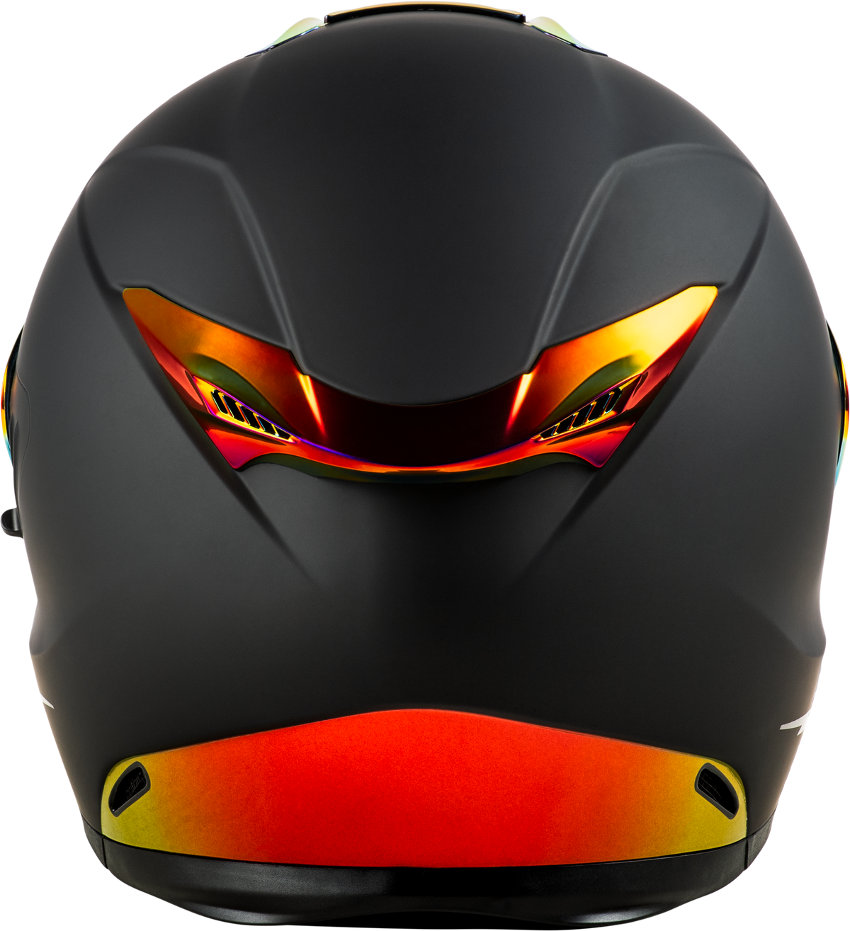 Sentinel Recon Helmet Matte Black/Fire Chrome Sm