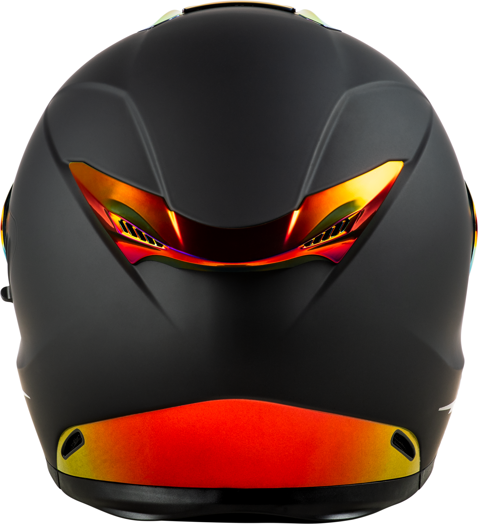 Sentinel Recon Helmet Matte Black/Fire Chrome 2x