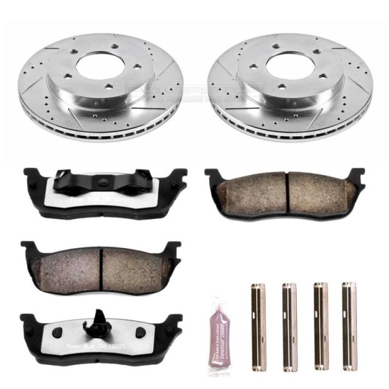 Power Stop 97-03 Ford F-150 Front Z36 Truck &amp; Tow Brake Kit