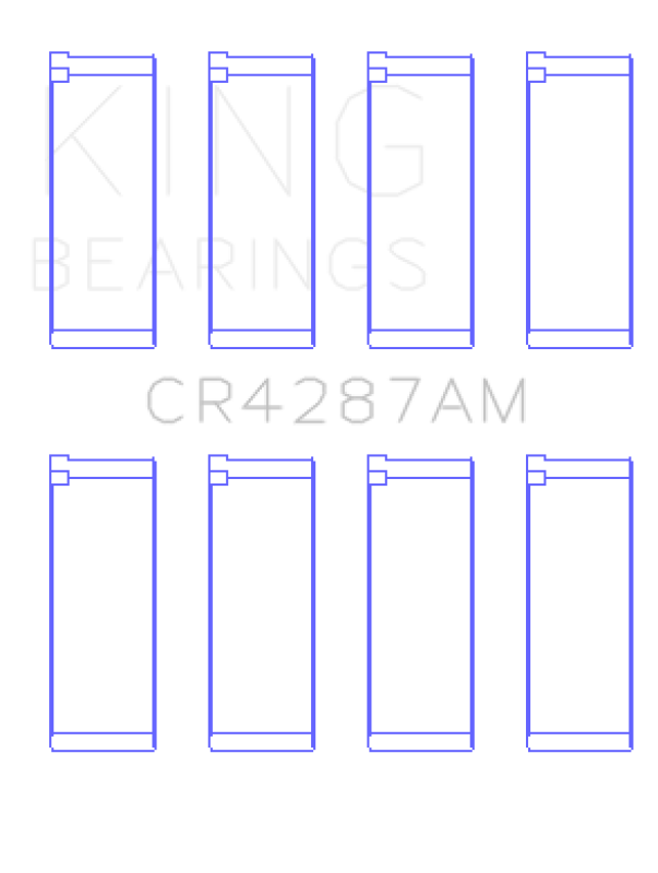 King Engine Bearings Acura B18C1/B18C5 L4/Honda 110CI  DOHC Rod Bearing Set - Size STD