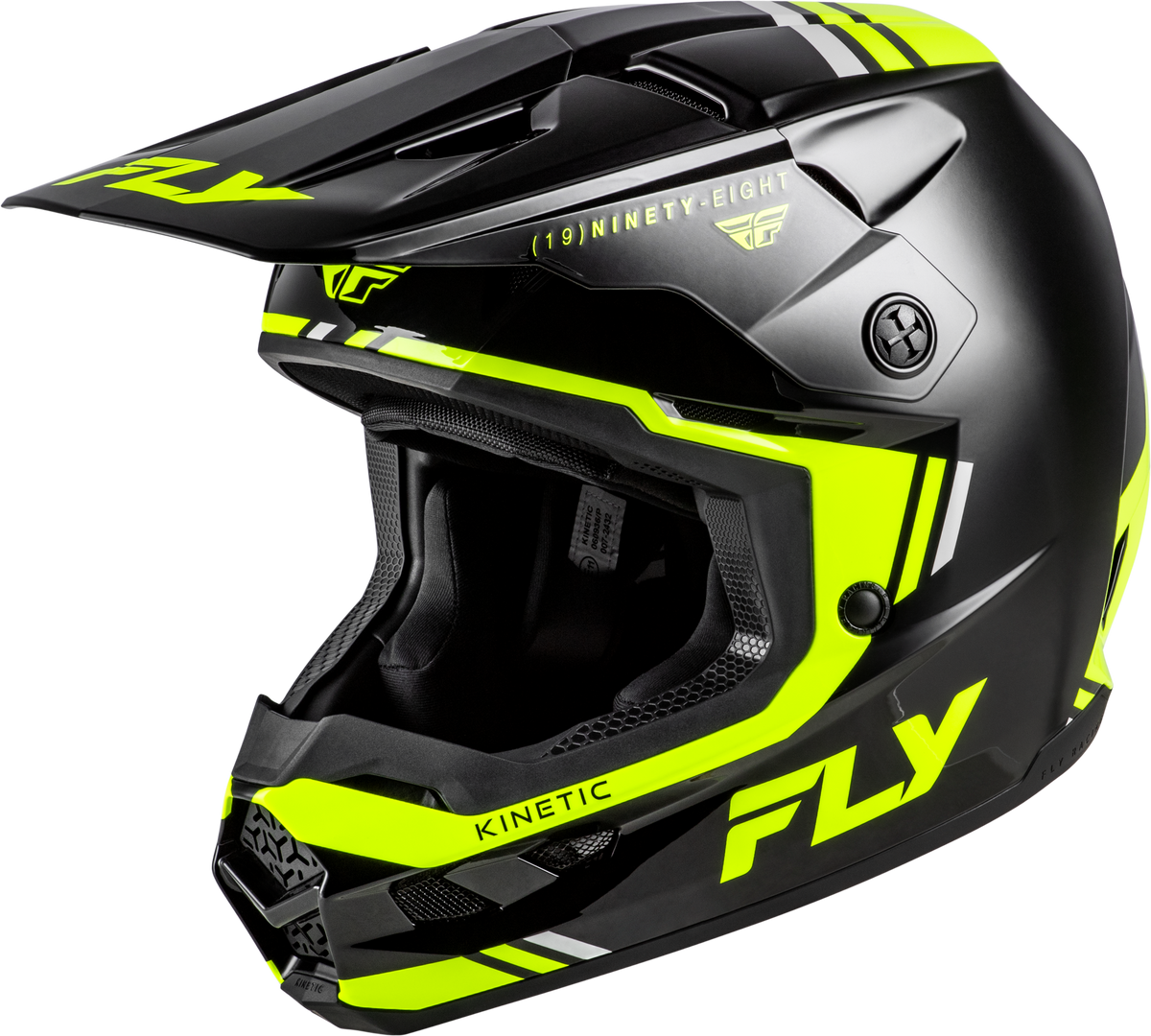 Kinetic Verdict Helmet Black/Hi Vis/Grey Xs