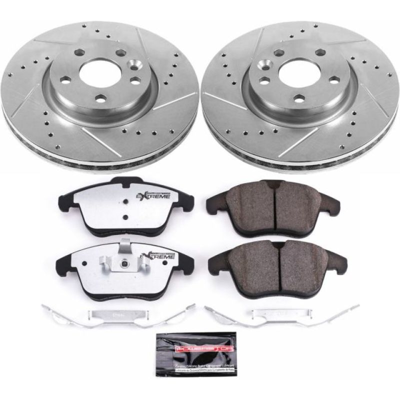 Power Stop 15-18 Volvo S60 Front Z36 Truck &amp; Tow Brake Kit
