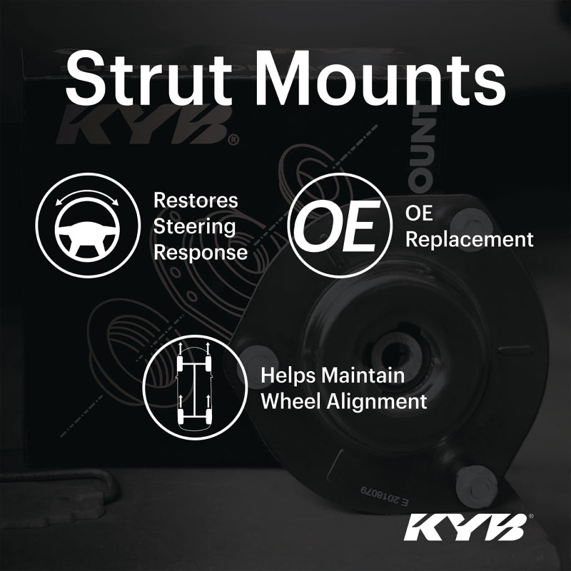 KYB Shocks & Struts Strut Mount Front AUDI A3/A3 Quattro/S3 2015-18