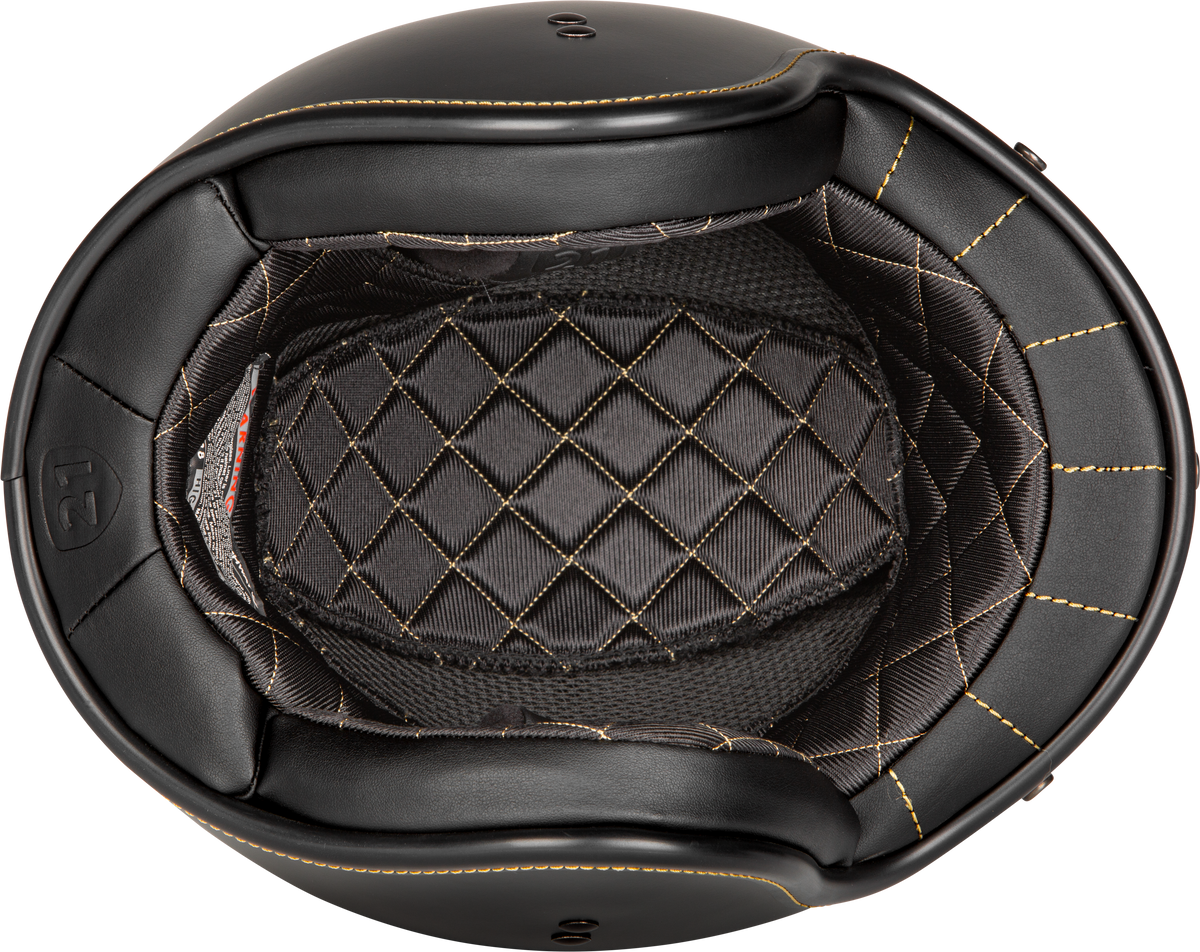 .38 Retro Helmet Matte Black Sm