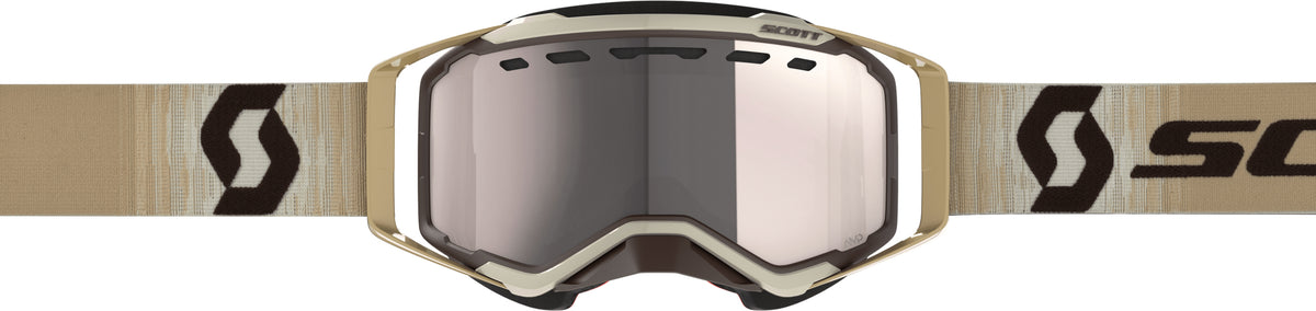Prospect Snwcrss Goggle Beige/Brn Enhncr Slvr Chrome