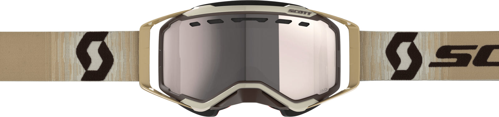 Prospect Snwcrss Goggle Beige/Brn Enhncr Slvr Chrome