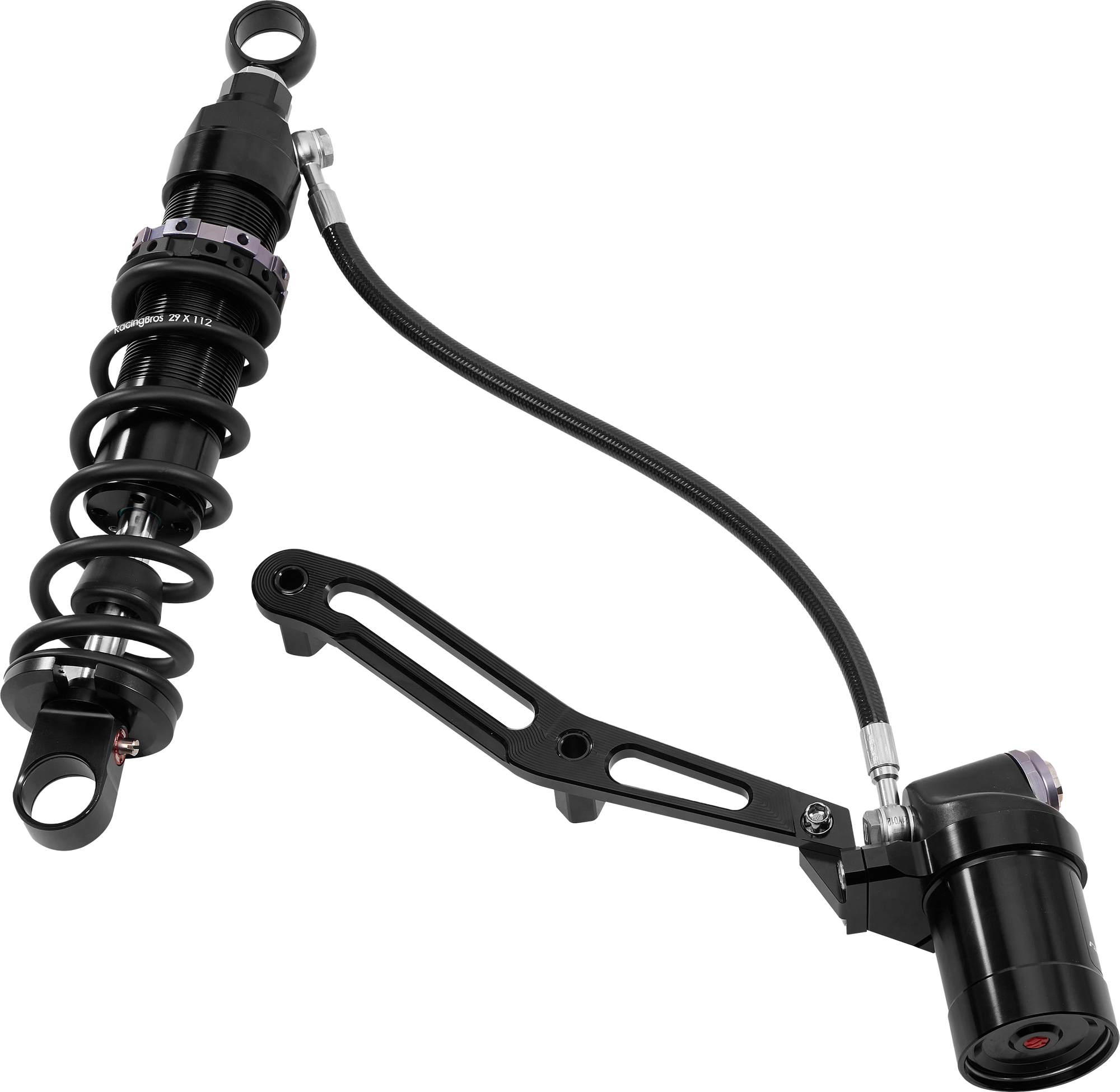 Touring Remote Res Shocks 14" Std Weight Billet Bracket