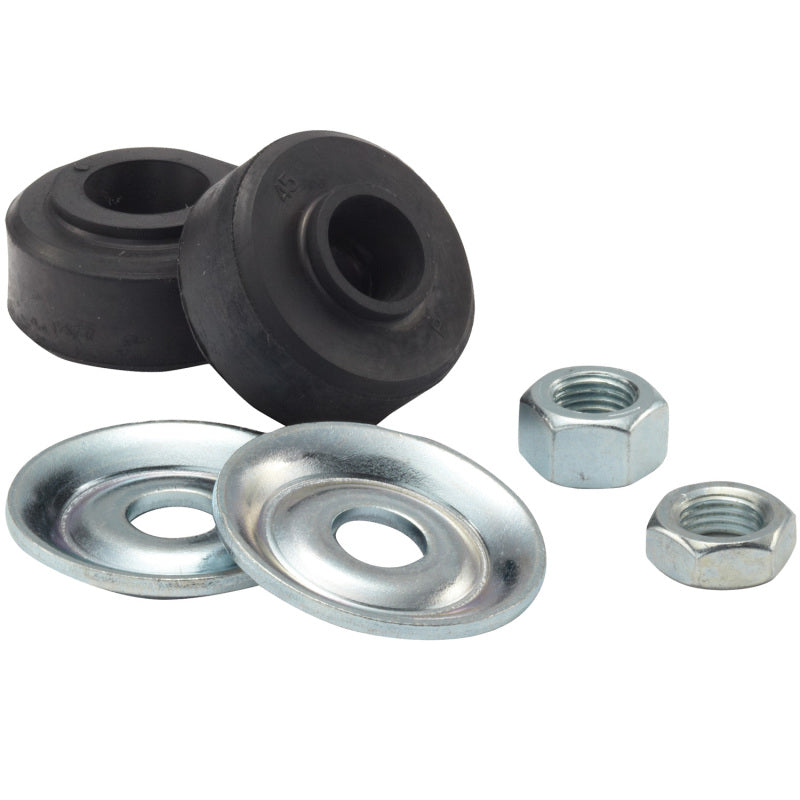QA1 Stud Top Bushing Kit w/Jam Nuts - 5/8in &amp; 7/8in Hole Bushings