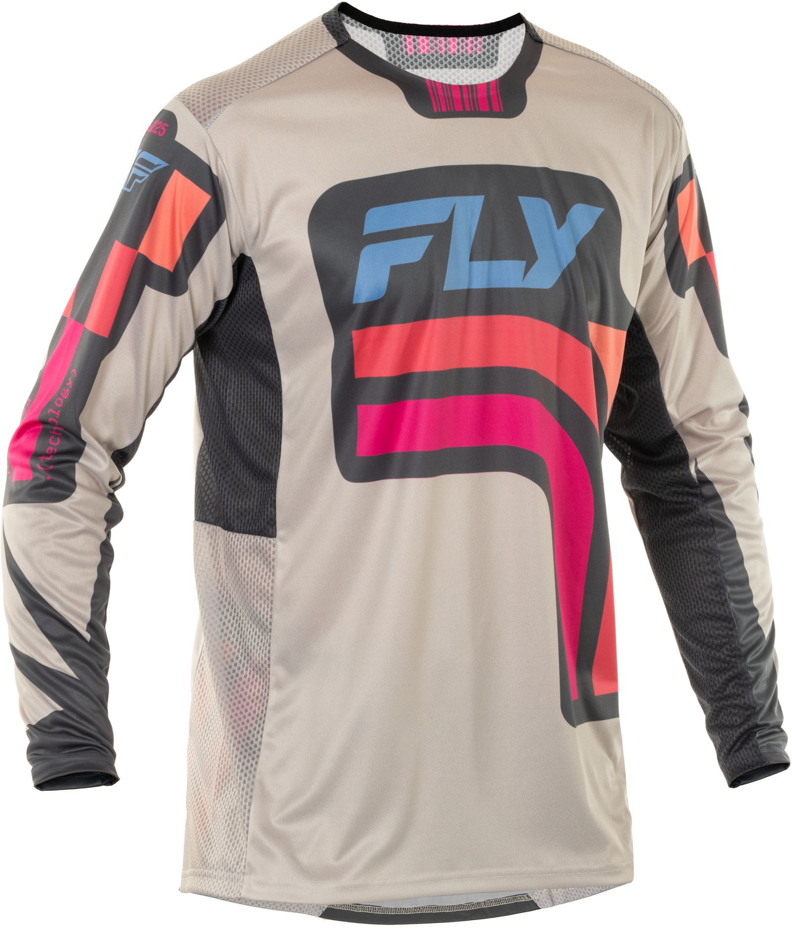 Lite Vice Jersey Light Grey/Pink/Coral Md