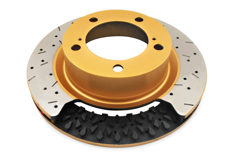 DBA 7/90-96 Turbo/6/89-96 Non-Turbo 300ZX Front Drilled & Slotted 4000 Series Rotor