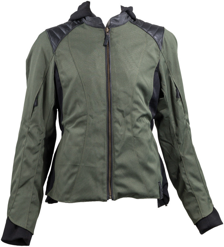 Speed and Strength Daydream Textile Jacket Olive/Black Womens - 2XL