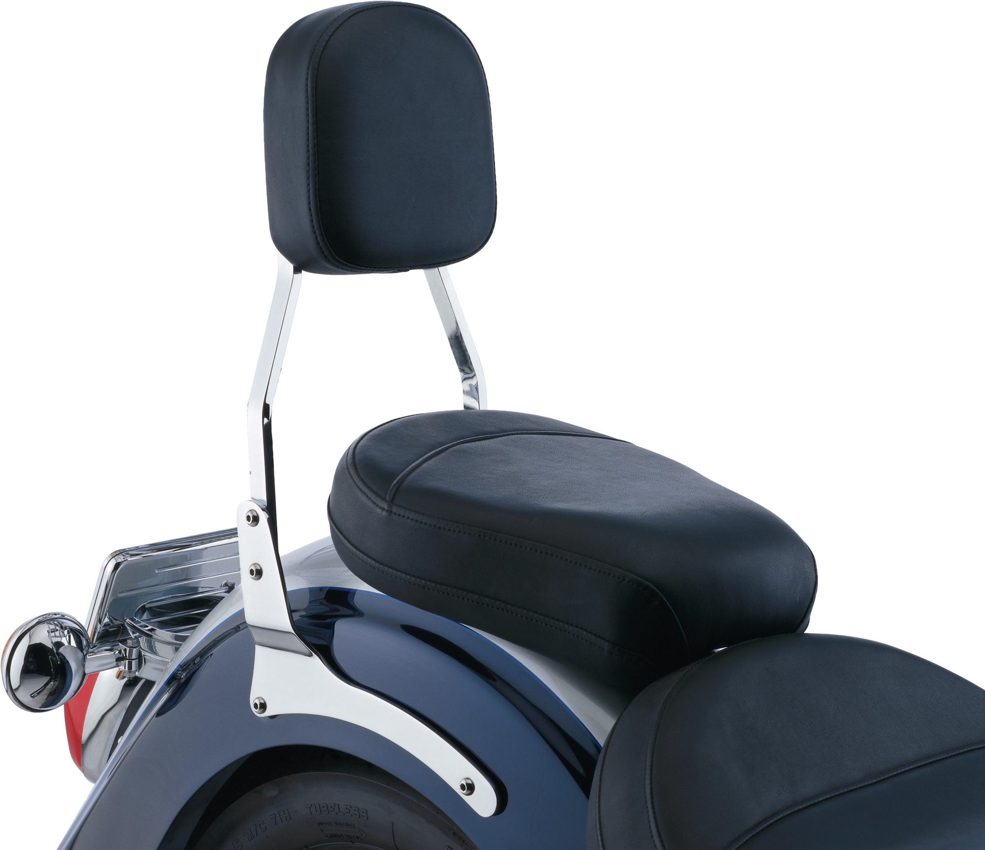 Std Sissy Bar W/Pad Chrome Yam Roadliner 06 14