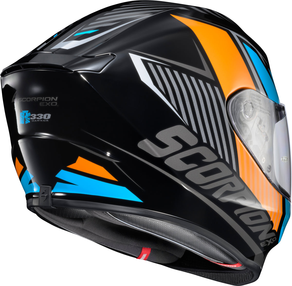 Exo R330 Full Face Helmet Hawker Light Blue Md