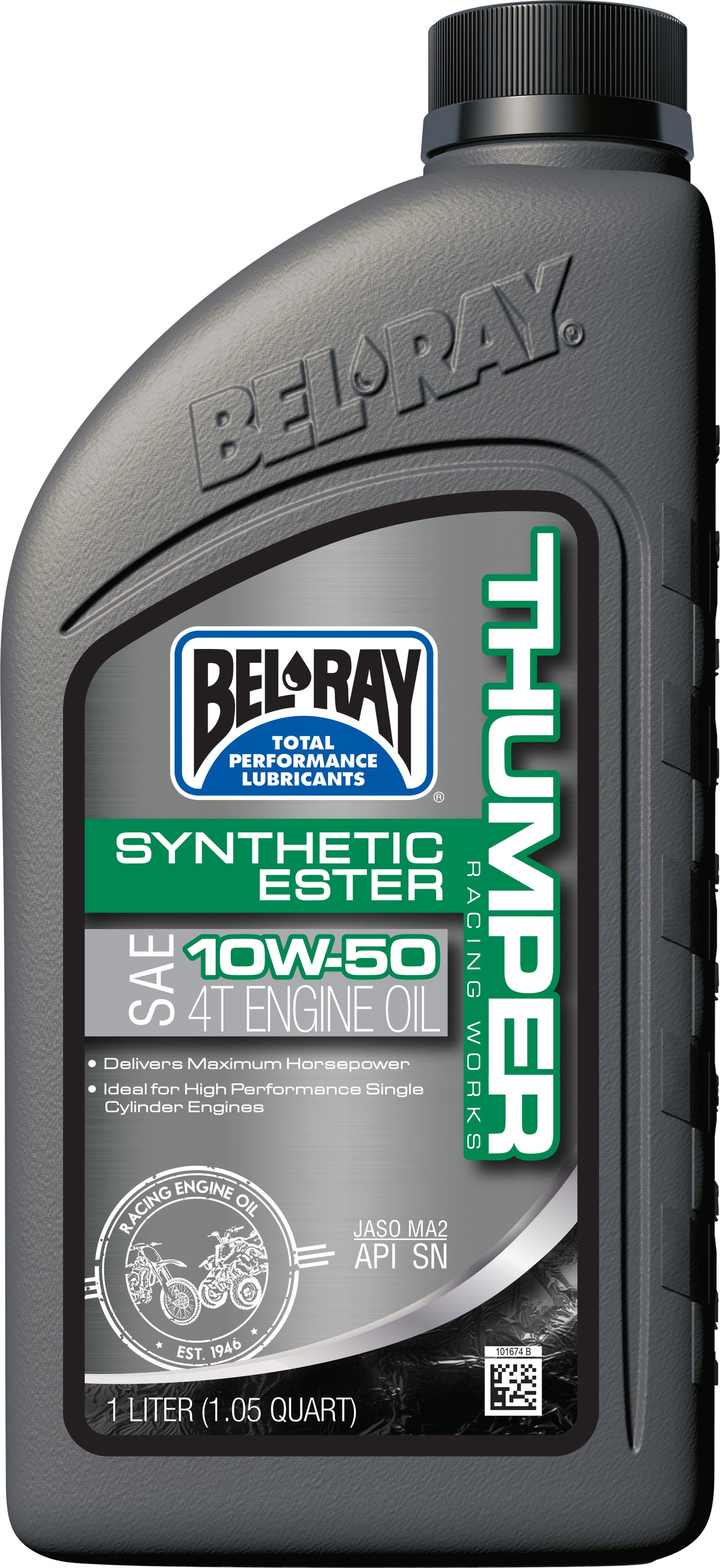Thumper Syn Ester Engine Oil 4t 10w50 1l