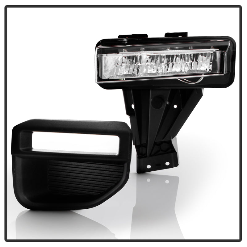 Spyder 20-22 Ford F250/F350 Super Duty OEM Full LED Fog Lights W/ Switch - Clear