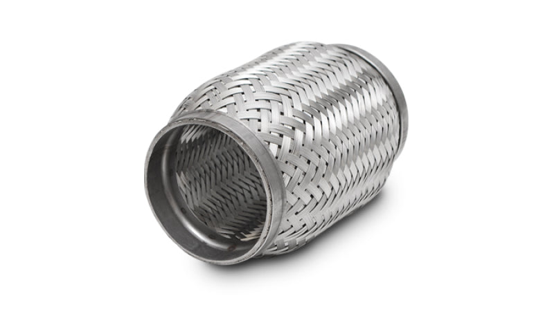 Vibrant SS Flex Coupling with Inner Braid Liner 1.75in inlet/outlet x 4in flex length