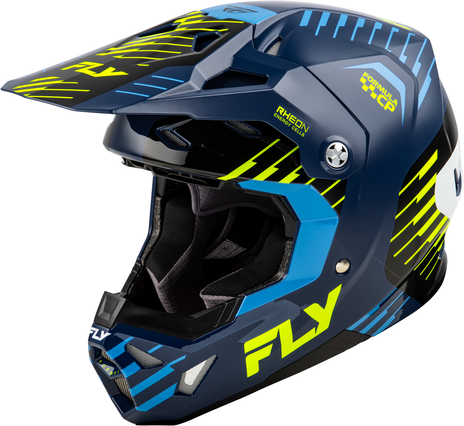 Youth Formula Cp Slice Helmet Navy/Hi Vis/White Yl
