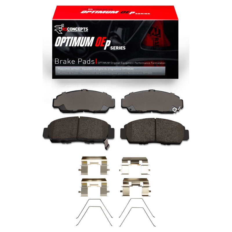 R1 1999-2014 Acura TSX Front R1 Optimum OE Pads &amp; Hardware Kit