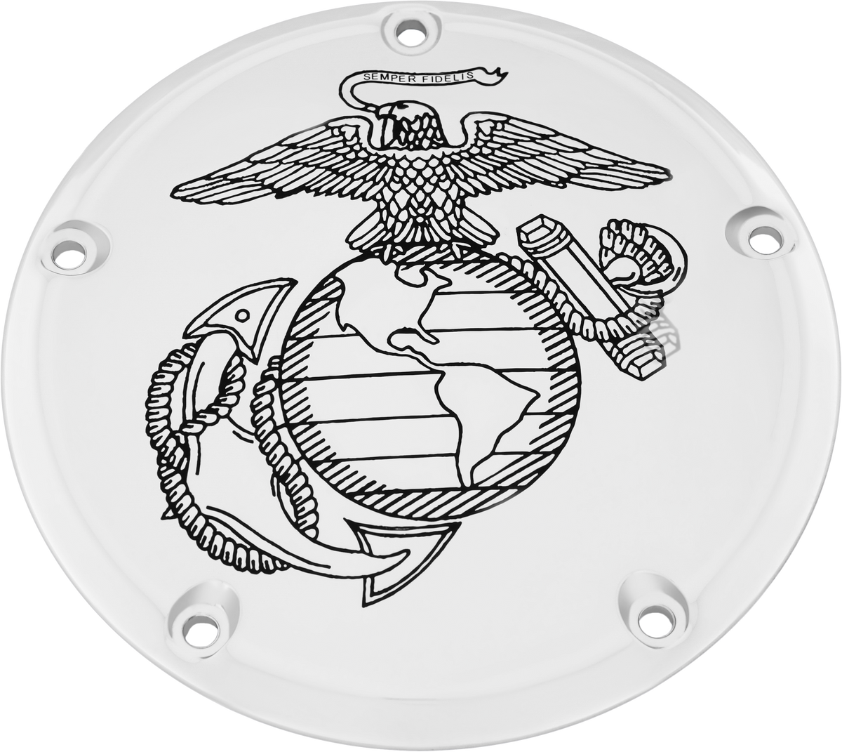 7   M8 Flt/Flh Derby Cover Marine Ega Chrome