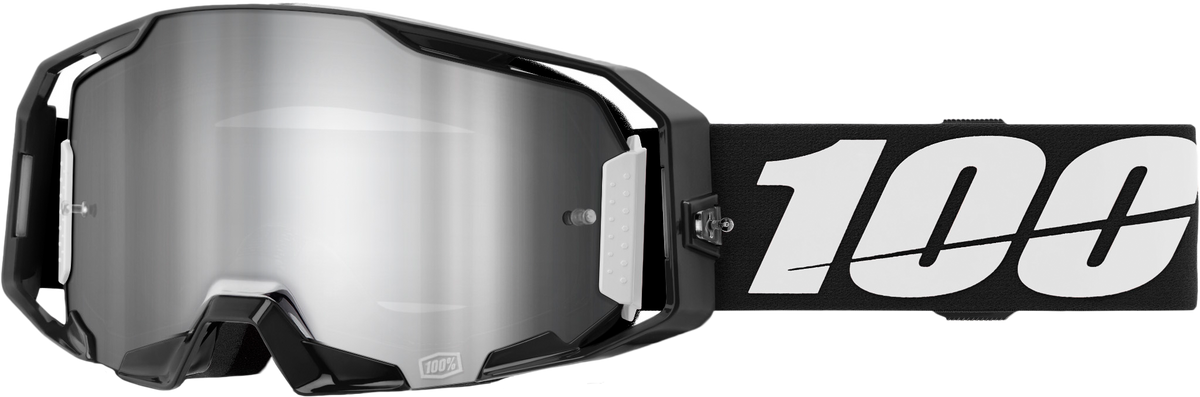 Armatic Goggle Black Mirror Silver Flash Lens