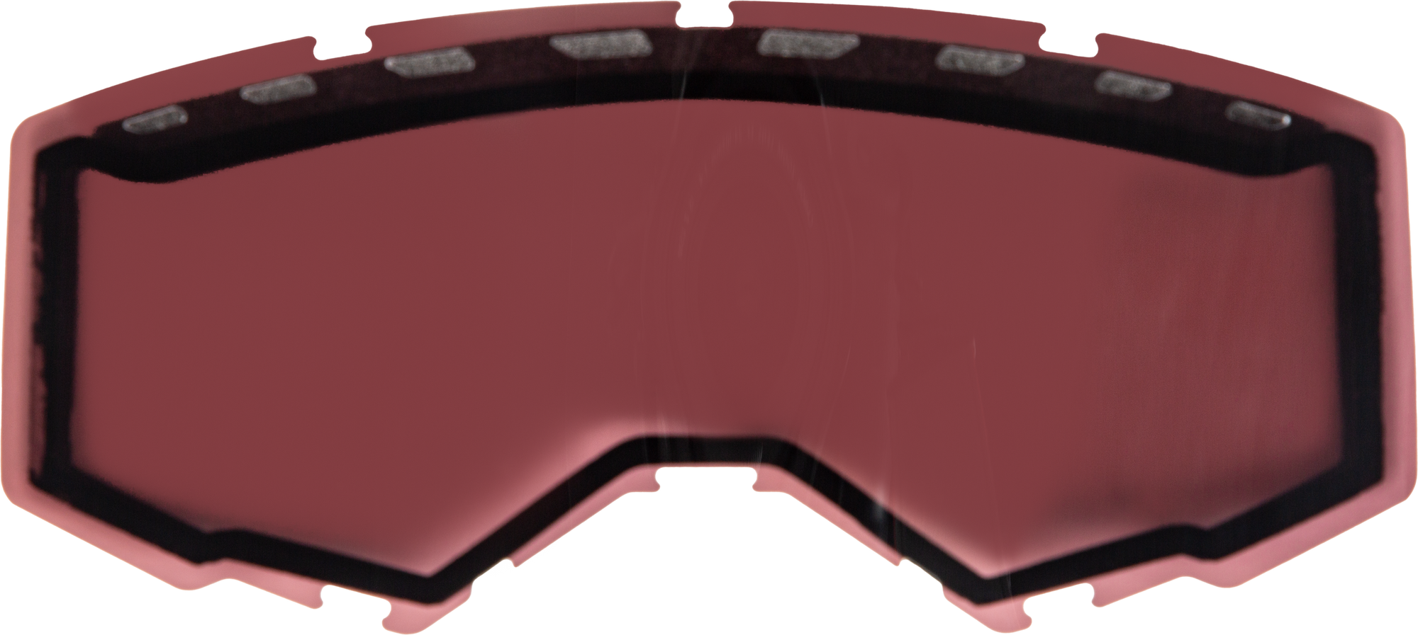 Dual Lens With Vents Adult W/Silver Mir/Polar Rose Lens