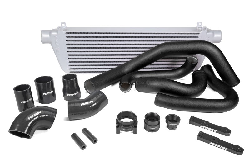 Perrin 22-23 Subaru WRX Front Mount Intercooler Kit (Black Tubes &amp; Silver Core)