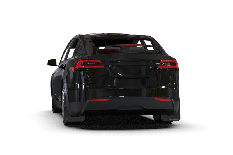Rally Armor 22-25 Tesla Model X Black UR Mud Flap w/Dark Grey Logo