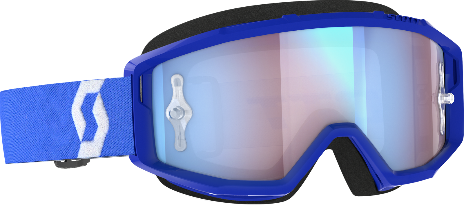 Primal Goggle Blue/White Blue Chrome Works