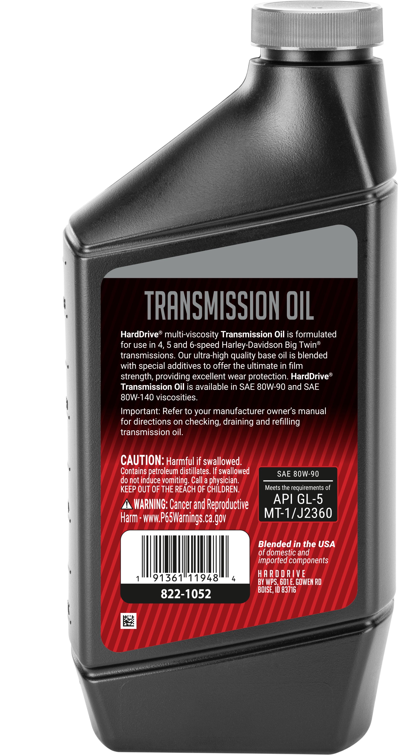 Transmission Oil 80w90 1qt