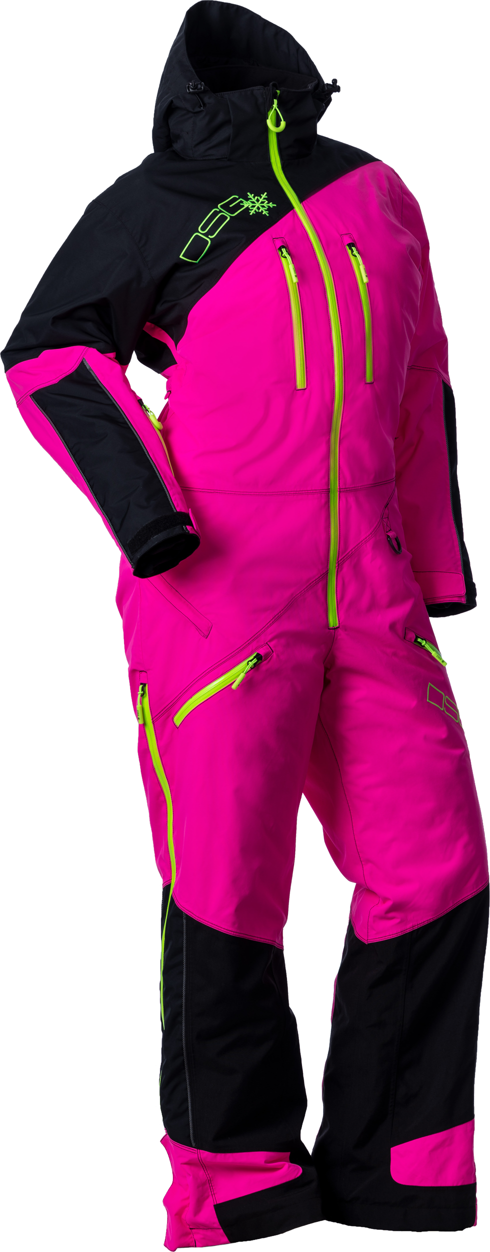 Dsg Monosuit 2.0 Black/Hot Pink Sm