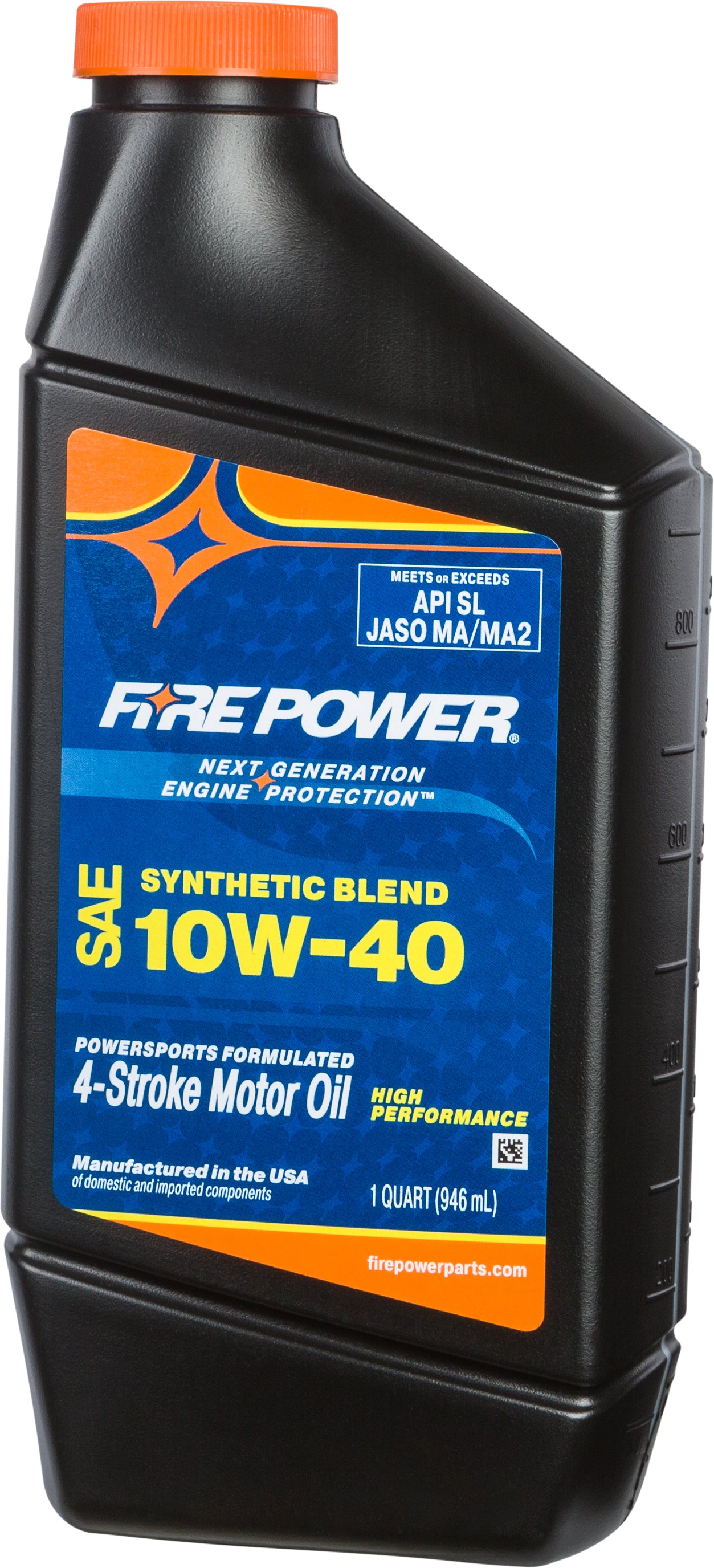 Synthetic Blend Oil 4t 10w40 1qt 12/Case