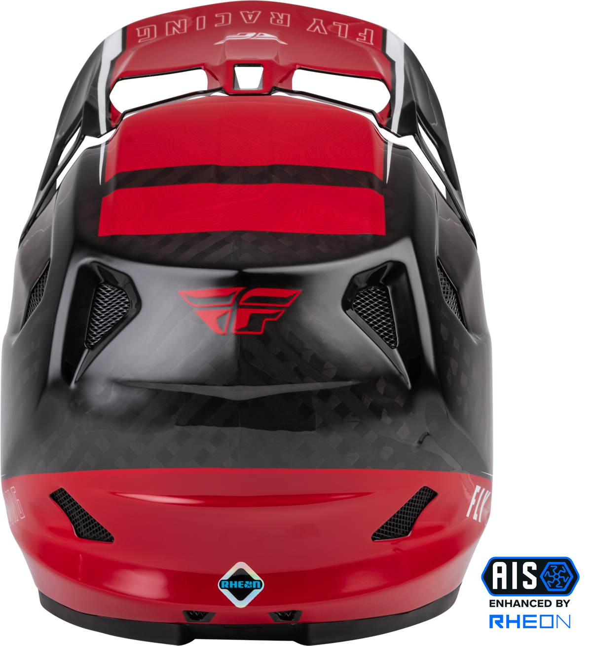 Youth Werx R Carbon Helmet Red Carbon Yl
