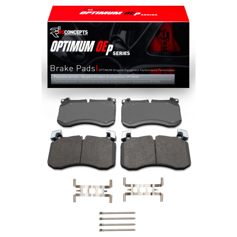 R1 2019-2025 Mercedes-Benz GLE53 AMG SUV Front R1 Optimum OE Pads &amp; Hardware Kit