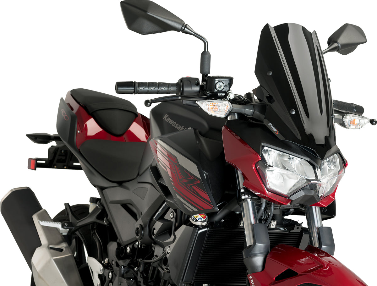 Windscreen Naked New Gen Sport Black Kaw