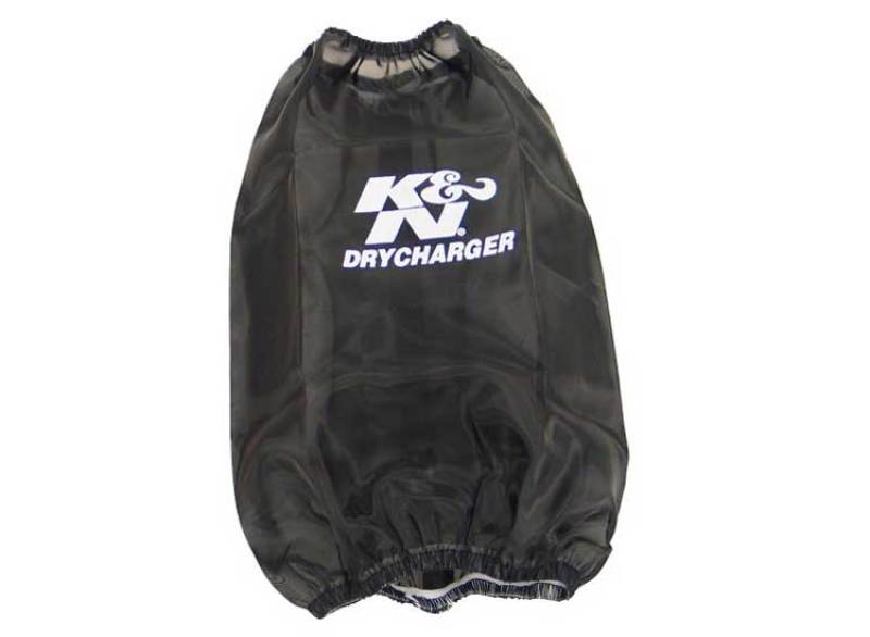 K&amp;N Drycharger Round Tapered Air Filter Wrap 6.5in Base ID/4.5in Top ID/7in H - Black