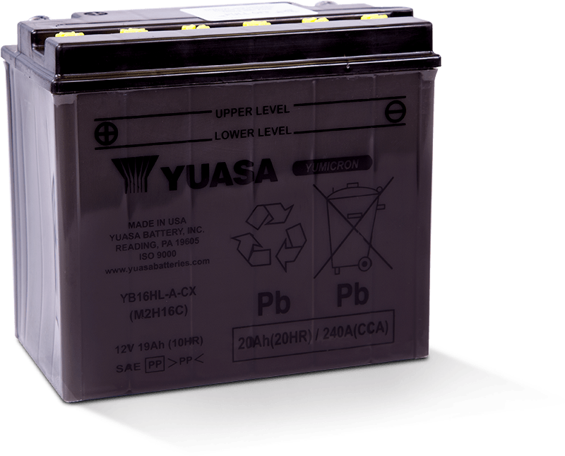 Yuasa YB16HL-A-CX 12-Volt Battery