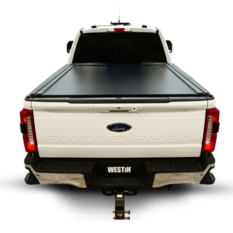 Westin 17-26 Ford F-250/F-350/F-450/F-550 SD 6ft 10in Bed Manual Retractable Tonneau Cover - Black