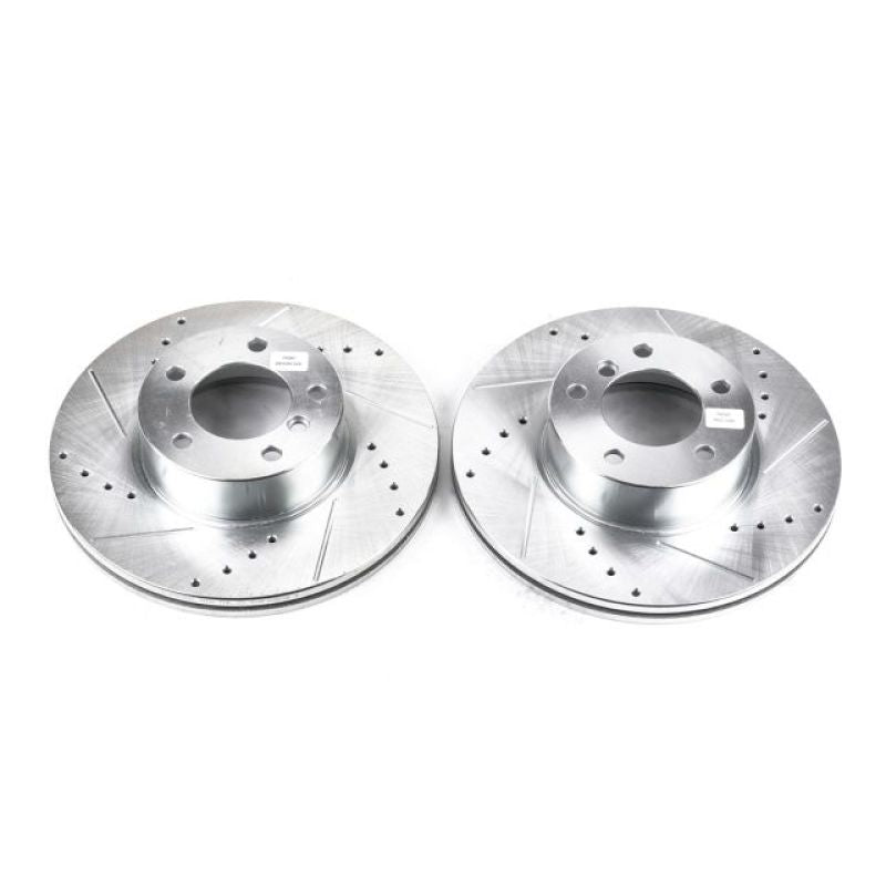 Power Stop 14-16 BMW 228i Front Evolution Drilled &amp; Slotted Rotors - Pair
