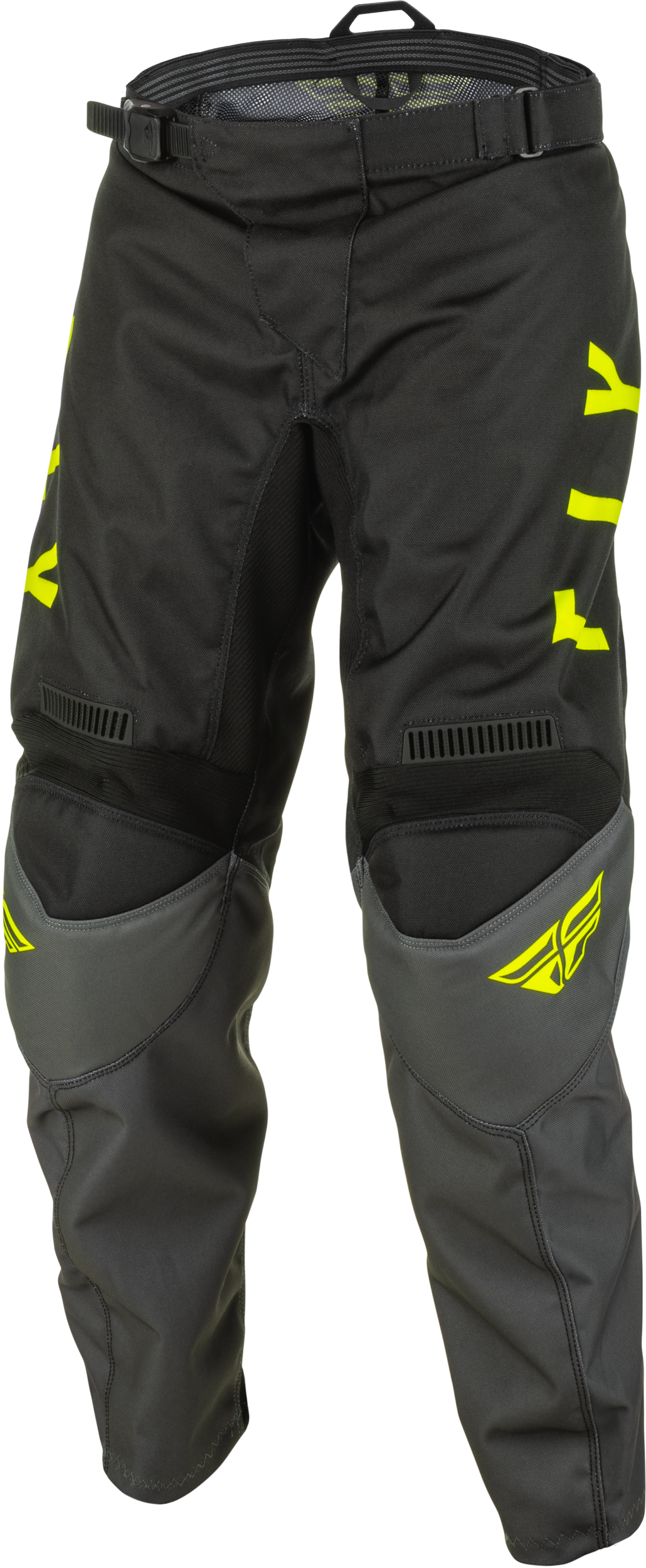 Youth F 16 Pants Grey/Black/Hi Vis Sz 22