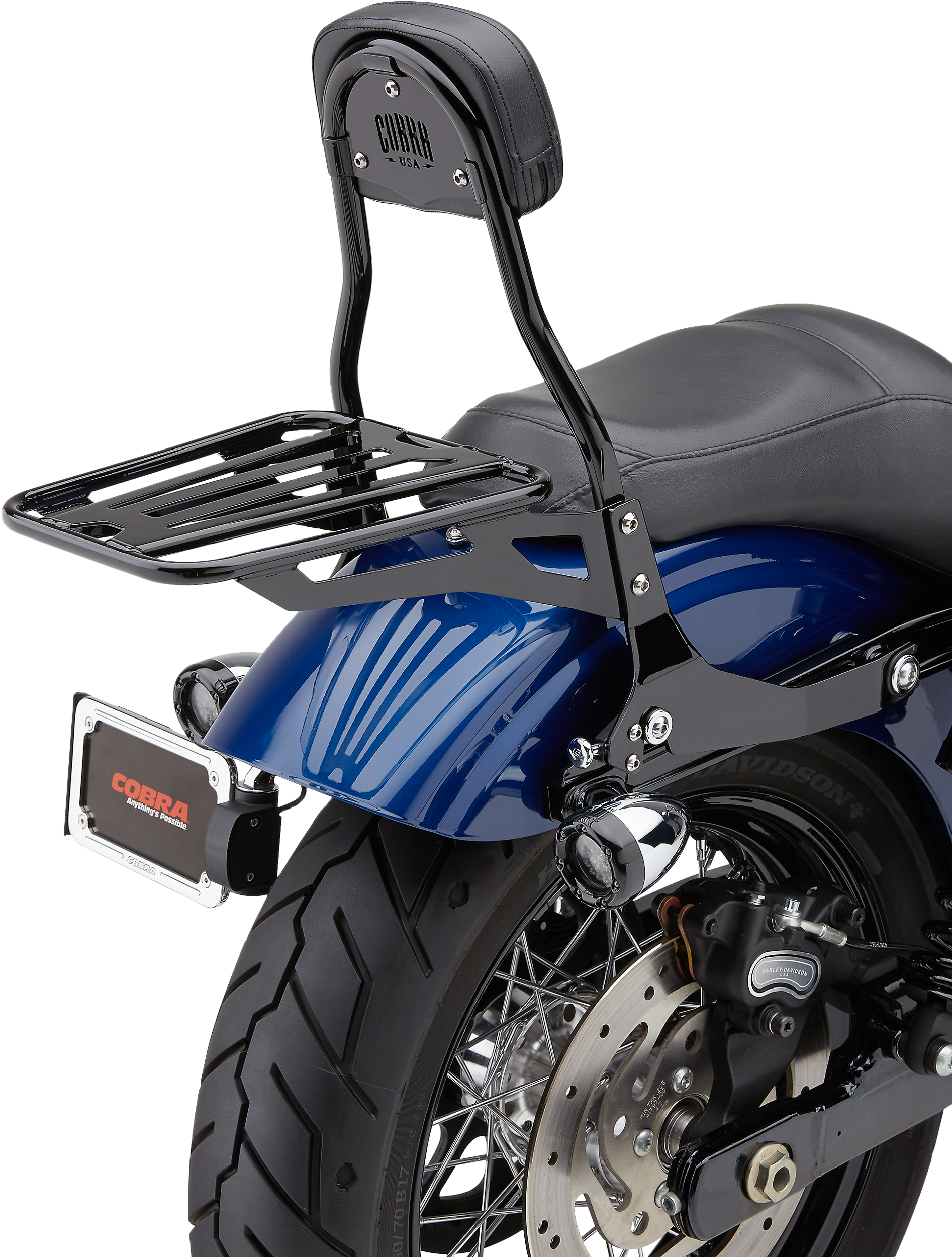 Detachable Backrest Round Black Dyna 06 17