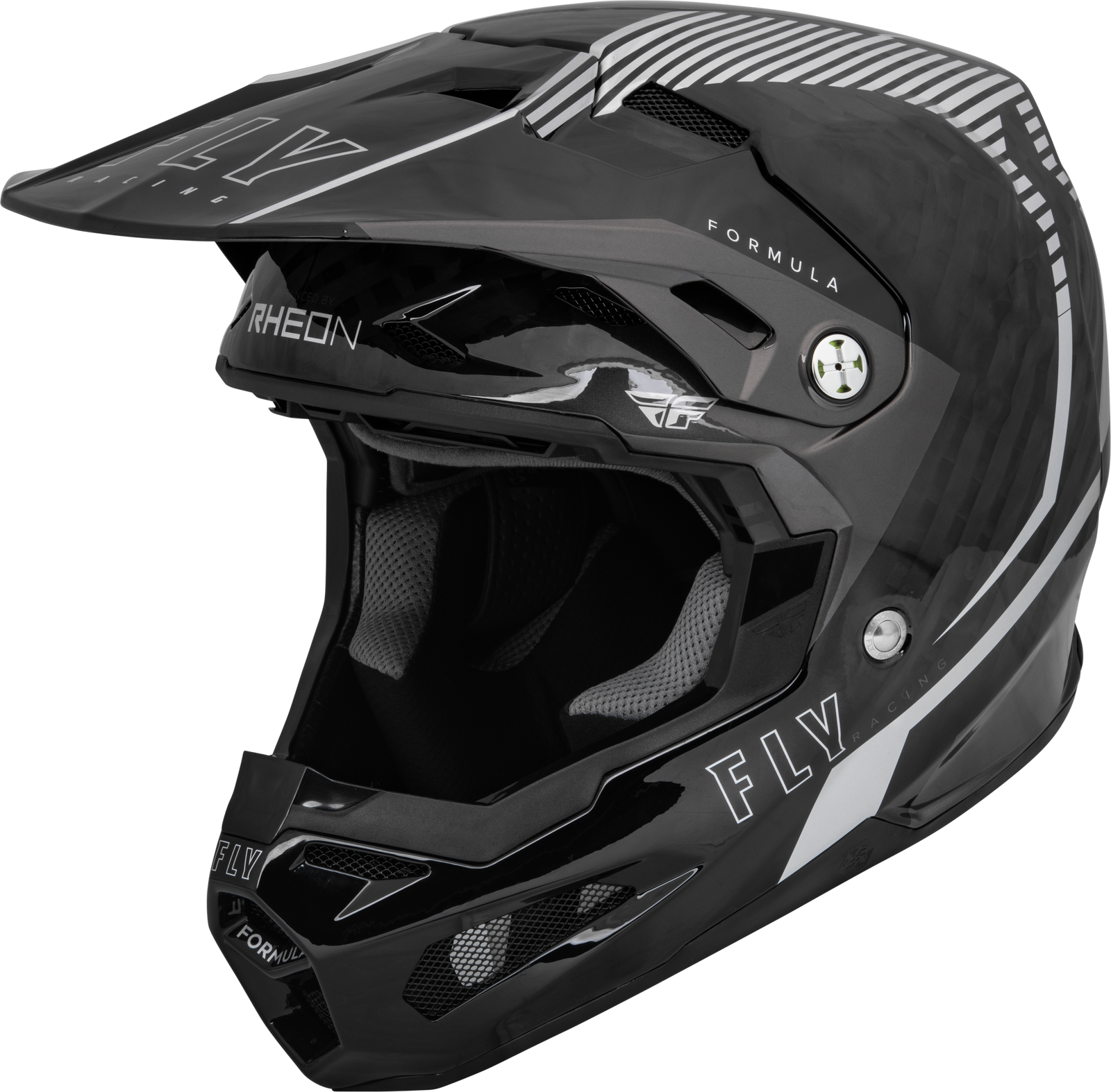 Youth Formula Carbon Tracer Helmet Silver/Black Yl